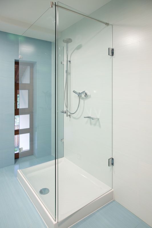 Minimalist Shower with Niche Storage